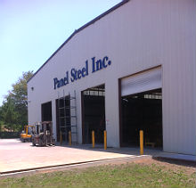 Panel Steel building exterior