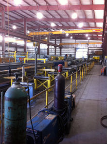 Panel Steel building interior